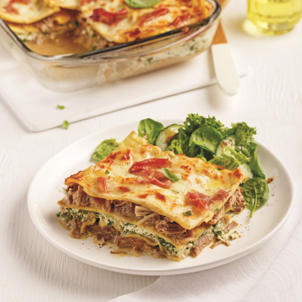 Lasagnes Végétales aux Lentilles Corail